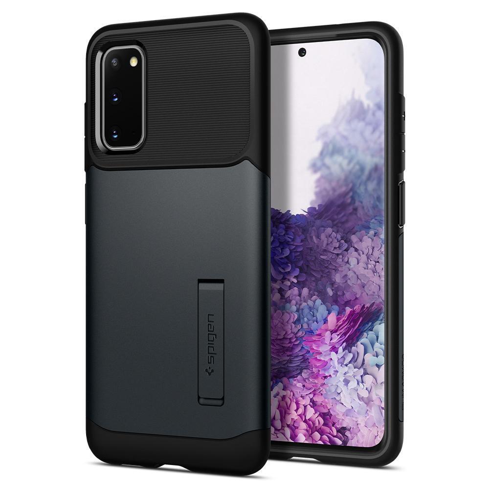 

Spigen для Galaxy S20 Slim Armor Metal Slate (ACS00659), Чёрный