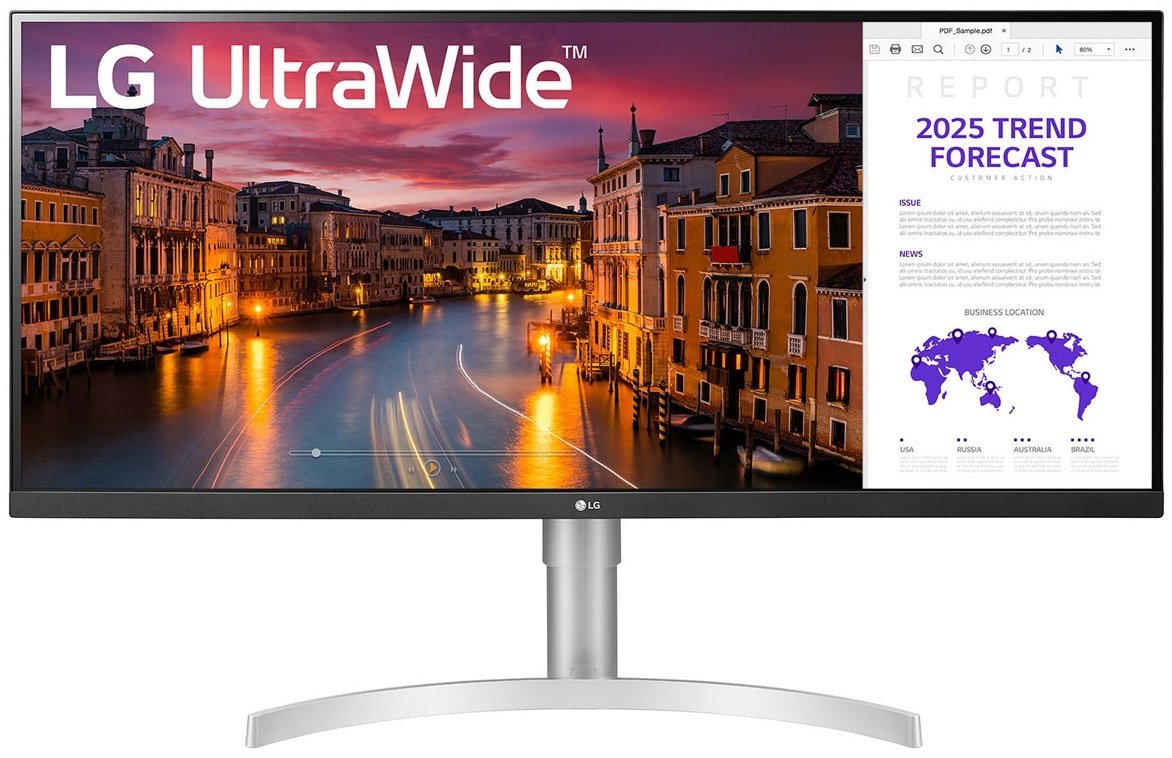 

LG UltraWide 34WN650-W, Белый