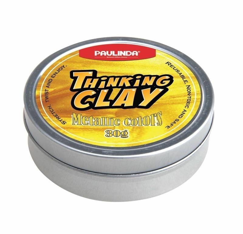 

Paulinda Thinking Clay Металик золотой 30 грамм (PL-170205-TCM-01)