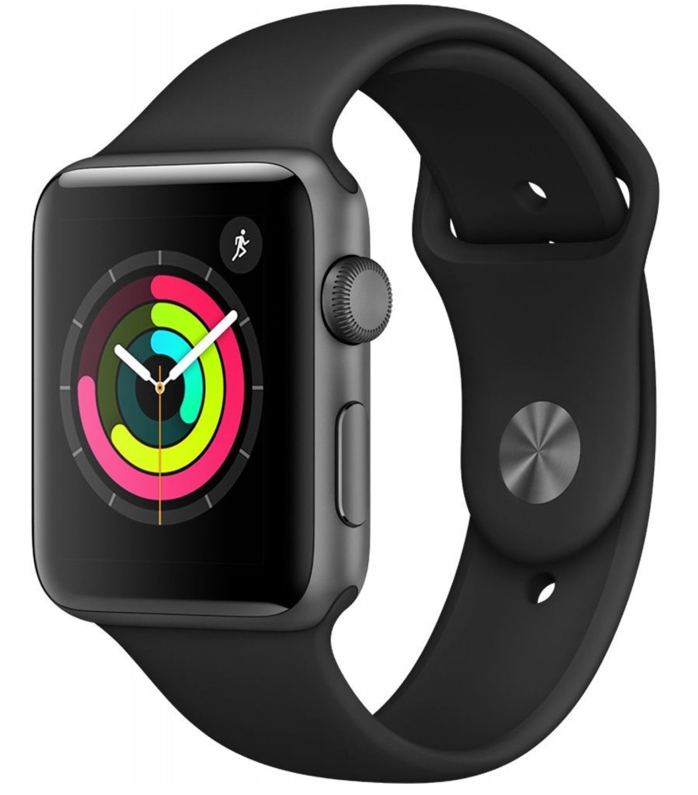 

APPLE Watch Series 3 GPS 42mm Space Grey Aluminium Case with Black Sport Band (MTF32FS/A)