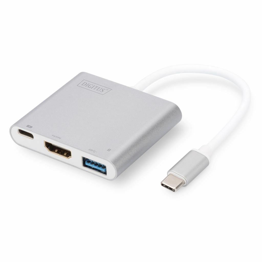 

DIGITUS USB Type-C Multi Adapter 4K 30Hz HDMI, USB 3.0, USB-C (DA-70838-1)
