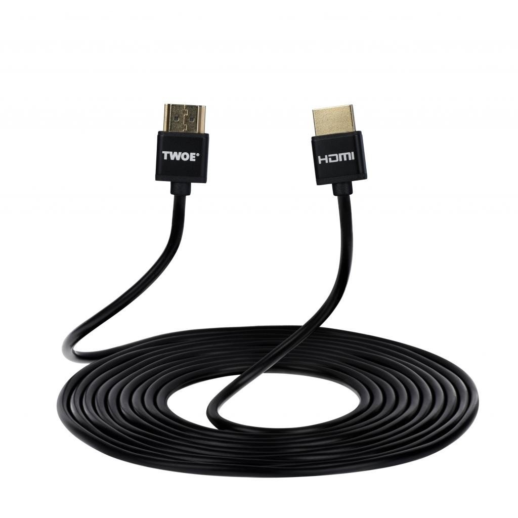 

2E Slim HDMI 2.0 AM/AM High Speed, Alumium, black 5m (2EW-1109-5M)