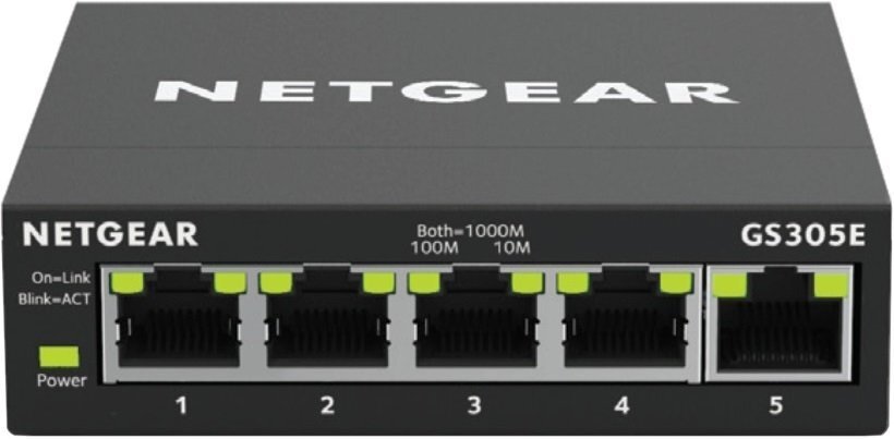 

NETGEAR GS305E 5xGE, управляемый L2 (GS305E-100PES)