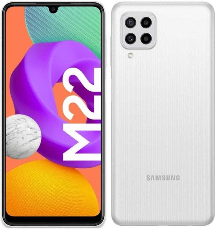 

SAMSUNG Galaxy M22 4/128Gb White, Белый