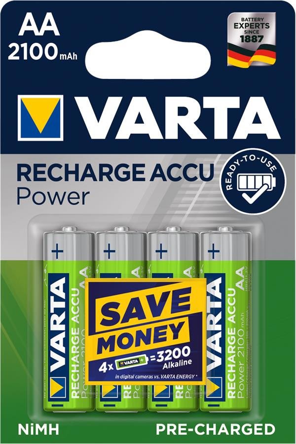 

VARTA LONGLIFE 4xAA 2100mAh Ni-Mh