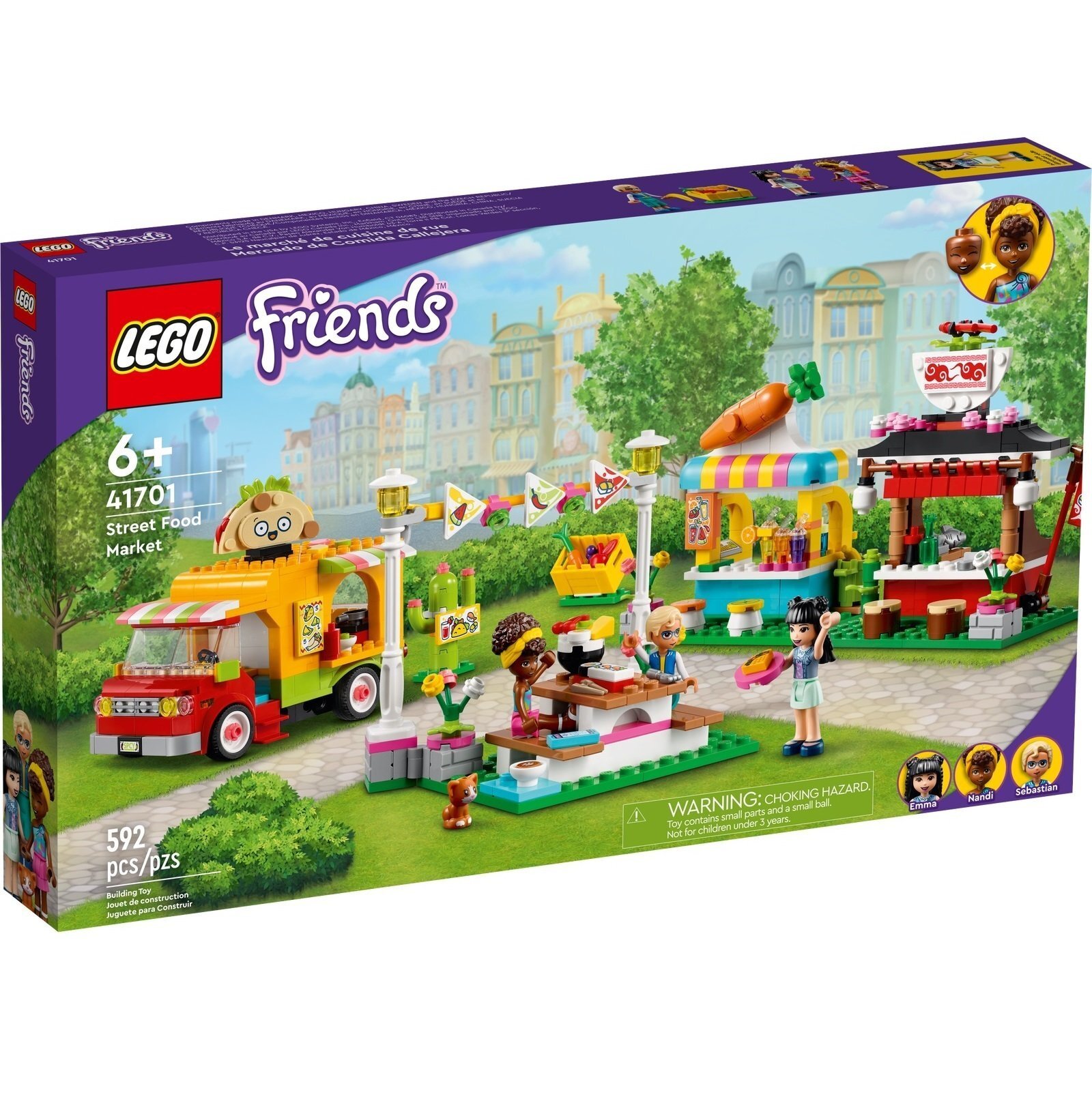 

LEGO Friends Рынок уличной еды (41701), Разноцветный