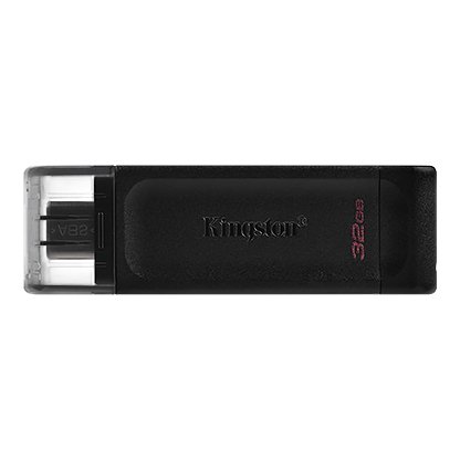 

KINGSTON USB-C 3.2 DT70 32GB (DT70/32GB), Чёрный