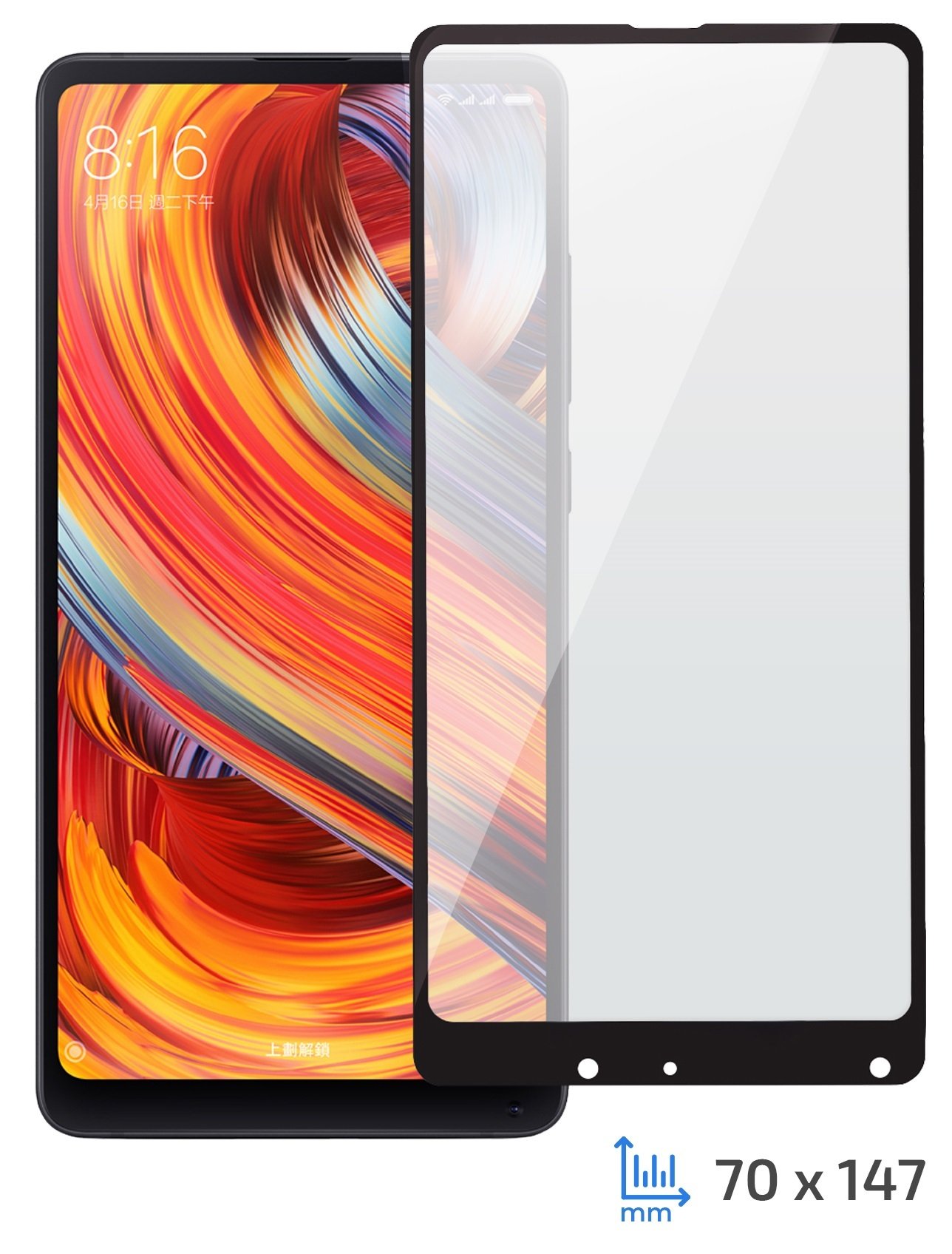 

2E Xiaomi Mi Mix 2S Black, 0.33mm, 2.5D (2E-TGMI-MIM2S-25D-BB)