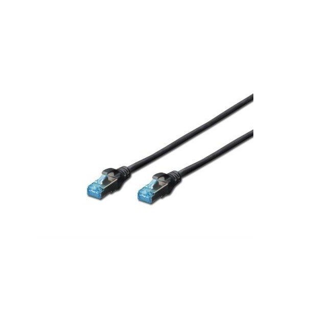 

DIGITUS cat.5e, SF-UTP, 0.5м,AWG 26/7, черного цвета (DK-1531-005/BL)