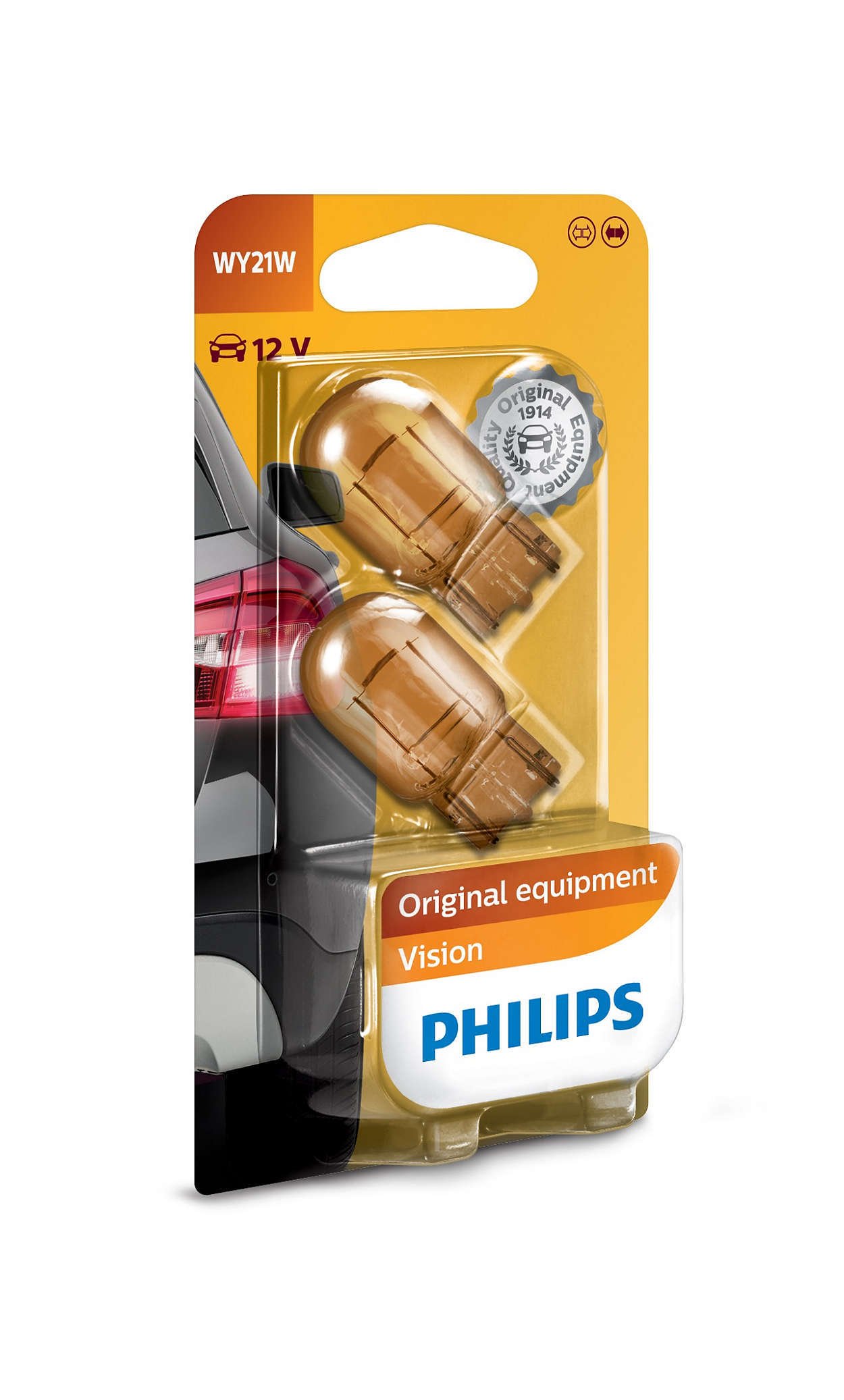 

PHILIPS WY21W, Vision 2шт/блистер (12071B2)