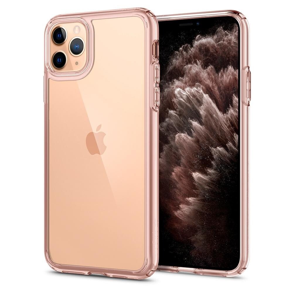 

Spigen для iPhone 11 Pro Max Ultra Hybrid Rose Crystal (ACS00412), Прозрачный|розовый