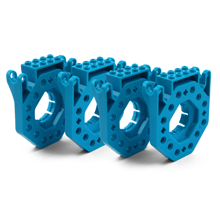 

Wonder Workshop Аксессуары для Dash и Dot, Building Brick Connectors (1-BB01-01)