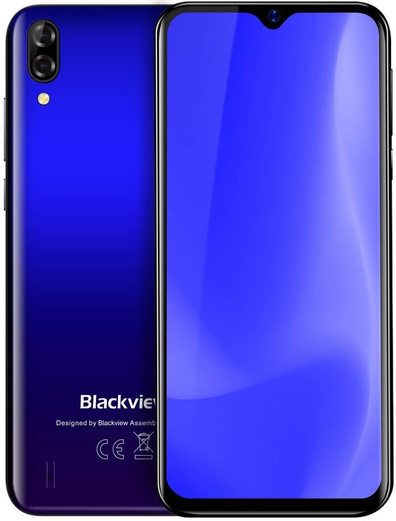 

Blackview A60 2/16Gb DS Blue OFFICIAL UA, Синий