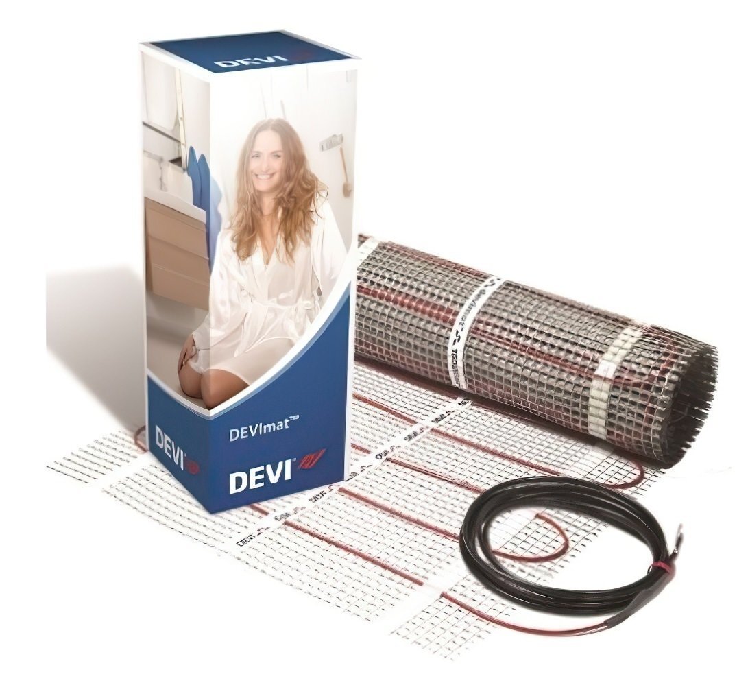 

DEVI Mat 150T двухжильный нагревательный мат 2,5 кв.м (140F0448)