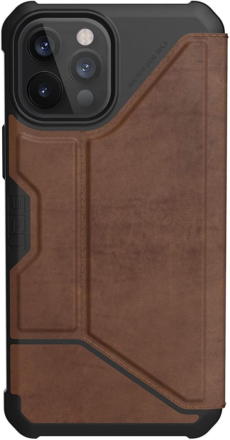 

UAG для iPhone 12 Pro Max Metropolis Leather Brown (112366118380), Коричневый