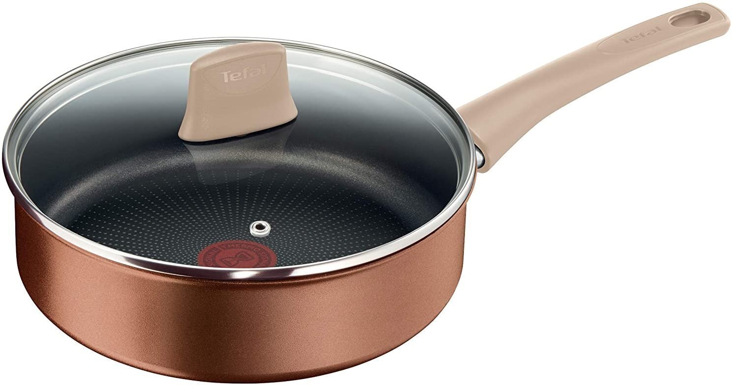

TEFAL Eco Respect с крышкой 24 см (G2543202), Коричневый