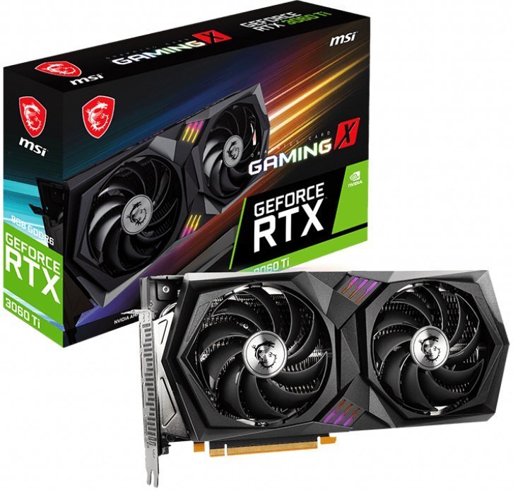 

MSI GeForce RTX3060 Ti 8GB GDDR6 GAMING X LHR (RTX_3060TI_GAMINGX8G_LHR)