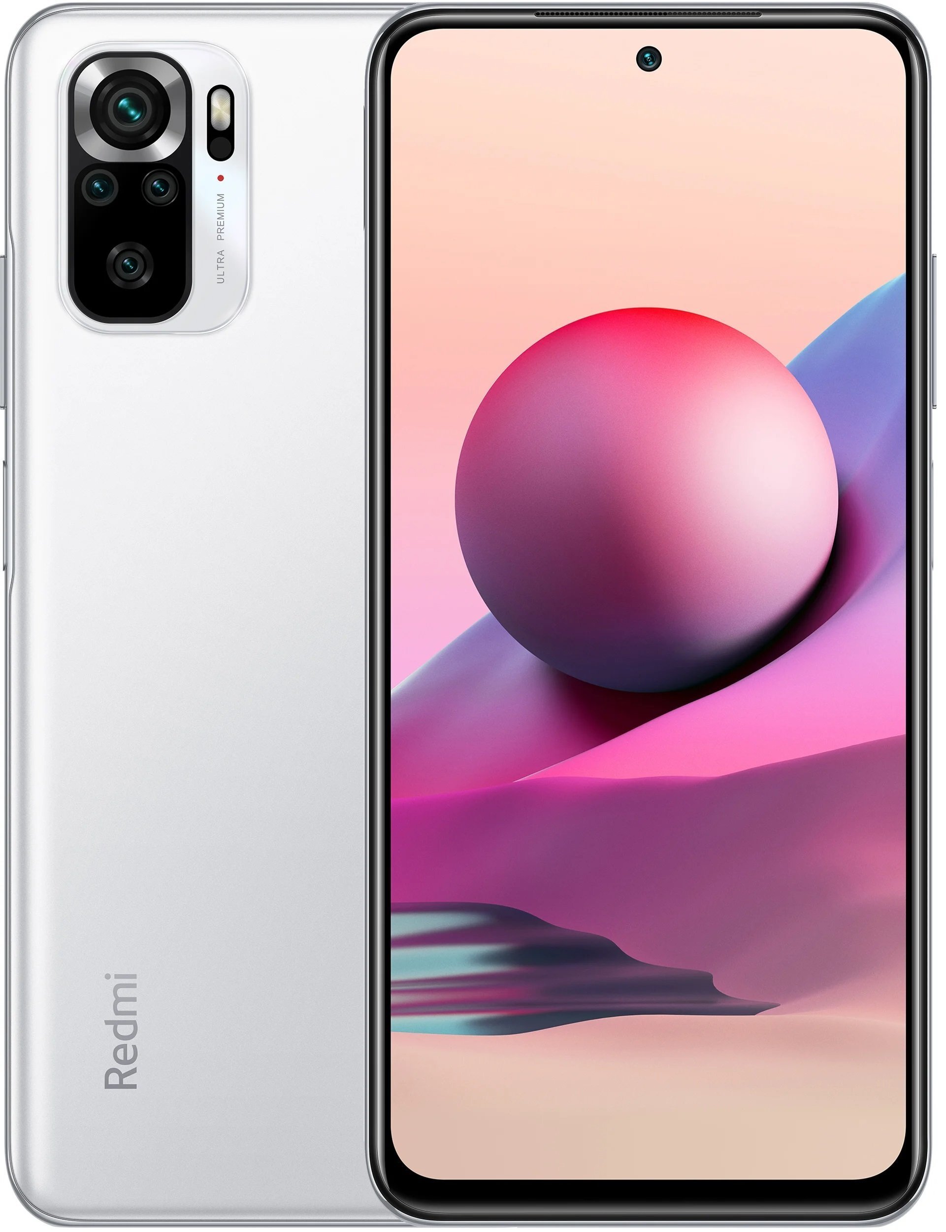 

XIAOMI Redmi Note 10S 6/128Gb Pebble White, Белый