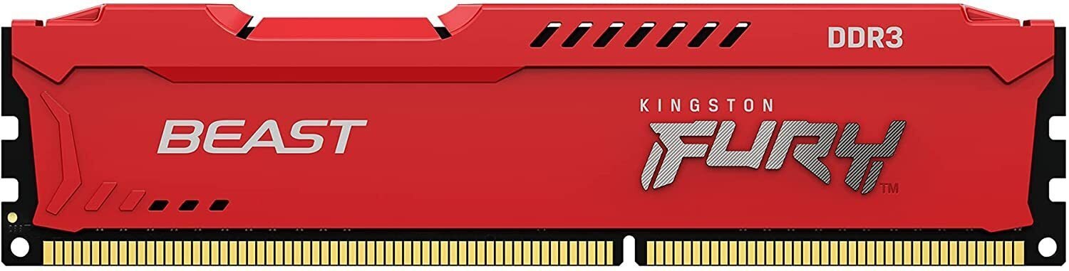 

KINGSTON DDR3-1600 8GB FURY Beast Red (KF316C10BR/8), Красный