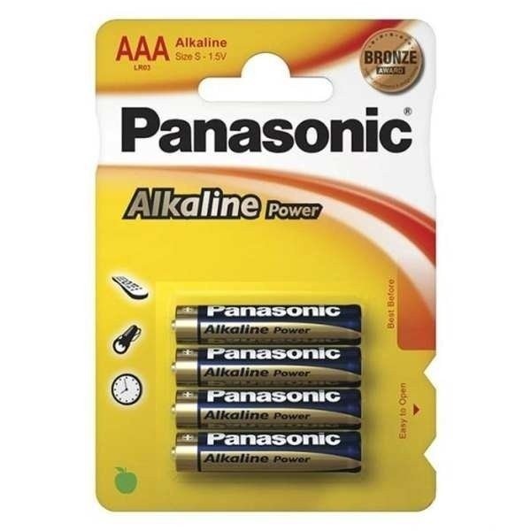 

PANASONIC ALKALINE POWER AAA BLI 4 (LR03REB/4BPR)