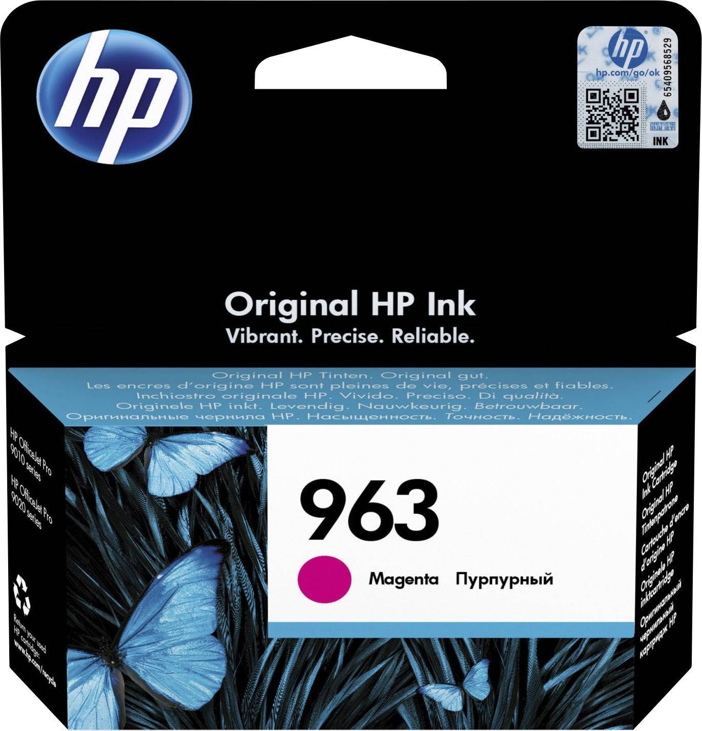 

HP 963 Magenta Original Ink Cartridge (3JA24AE)