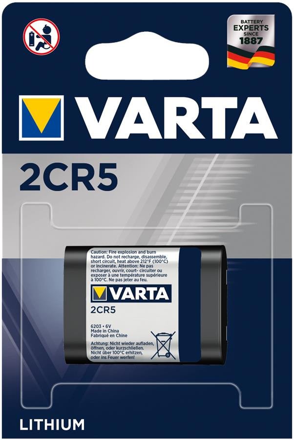

VARTA 2CR5 BLI 1 LITHIUM (06203301401)