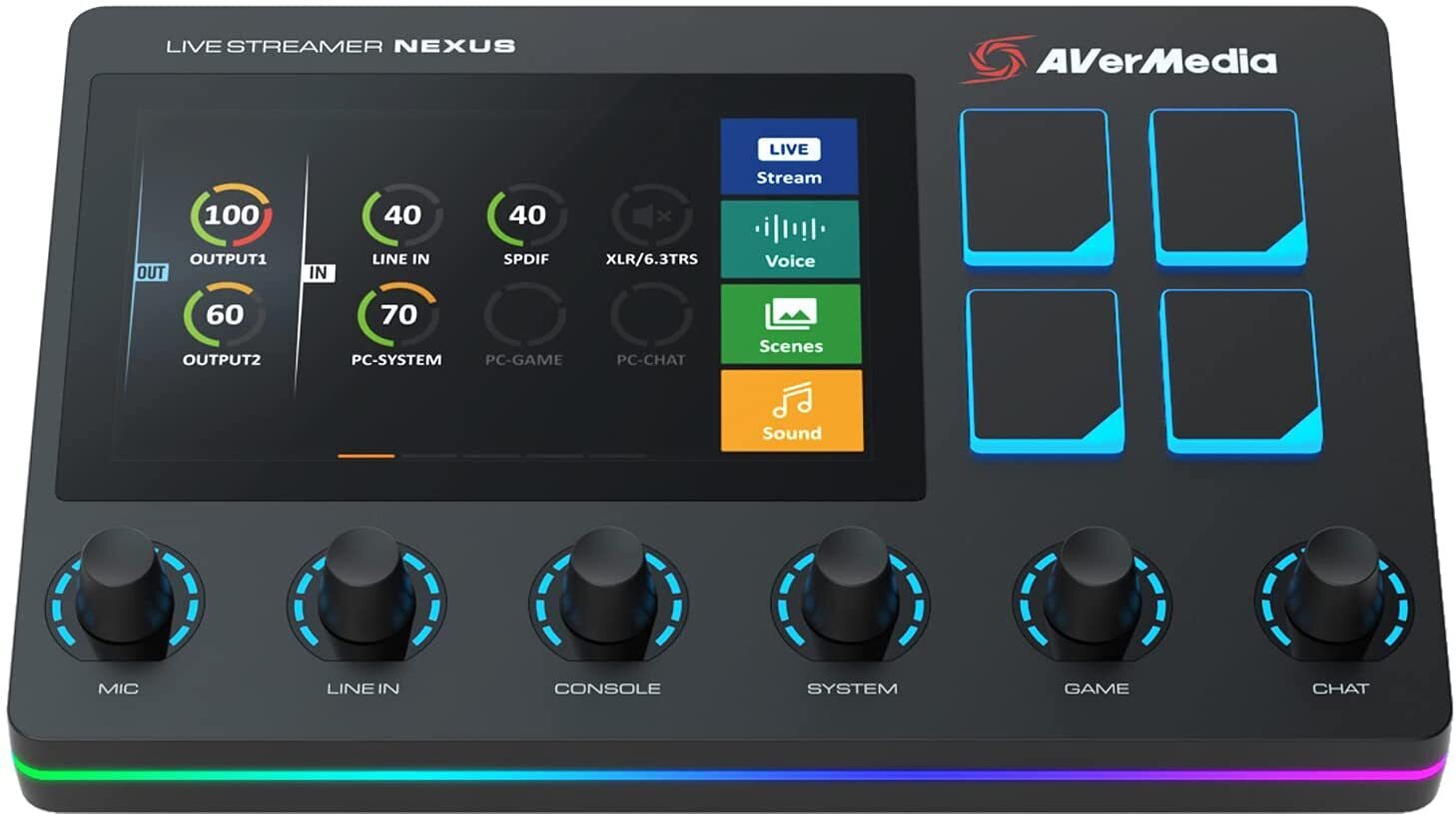 

AVerMedia Пульт управления трансляцией Live Streamer NEXUS AX310 Black (61AX310000AB)
