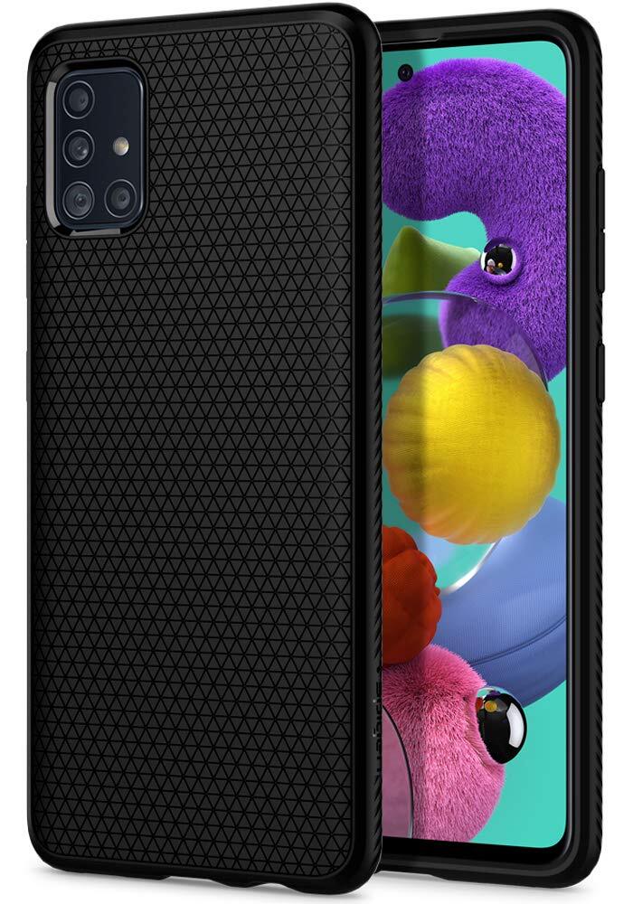 

Spigen для Galaxy A51 Liquid Air Matte Black (ACS00601), Чёрный
