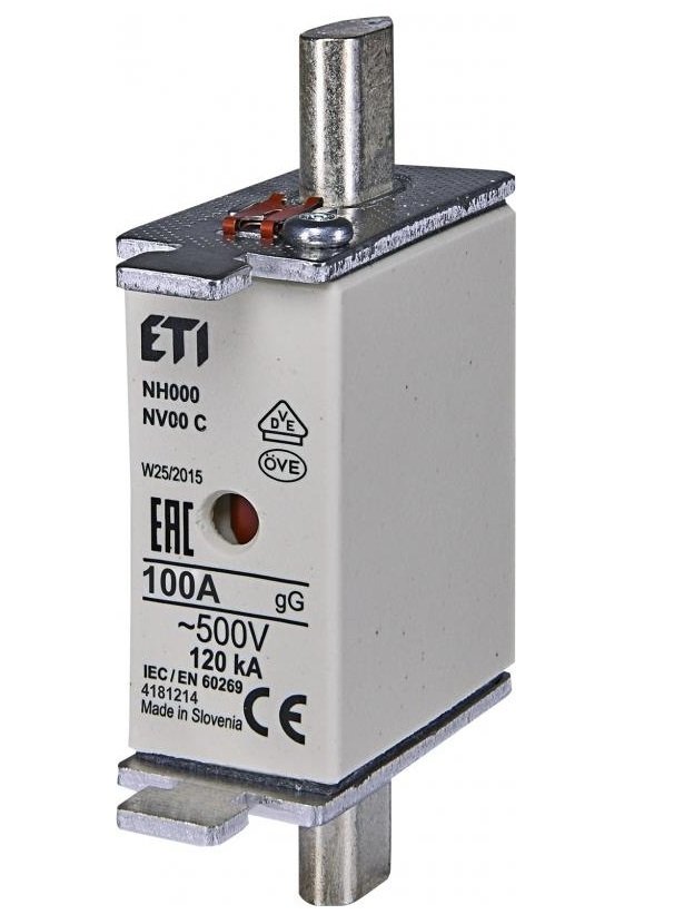 

ETI NH-00C/gG 100A 500V KOMBI (4181214)