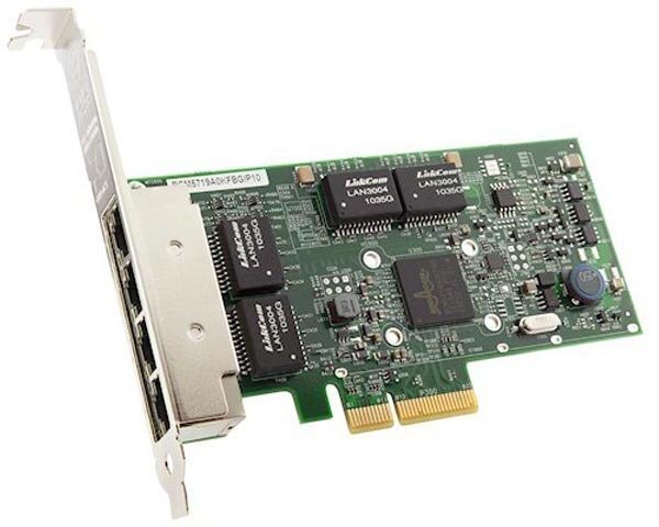

LENOVO TCh ThinkSystem Broadcom NetXtreme PCIe 1Gb 4-Port RJ45 Ethernet Adapter (7ZT7A00484)