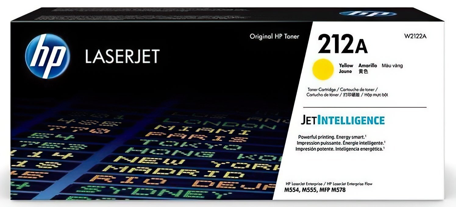 

HP 212A CLJ M554/M555/M578 Yellow (W2122A)
