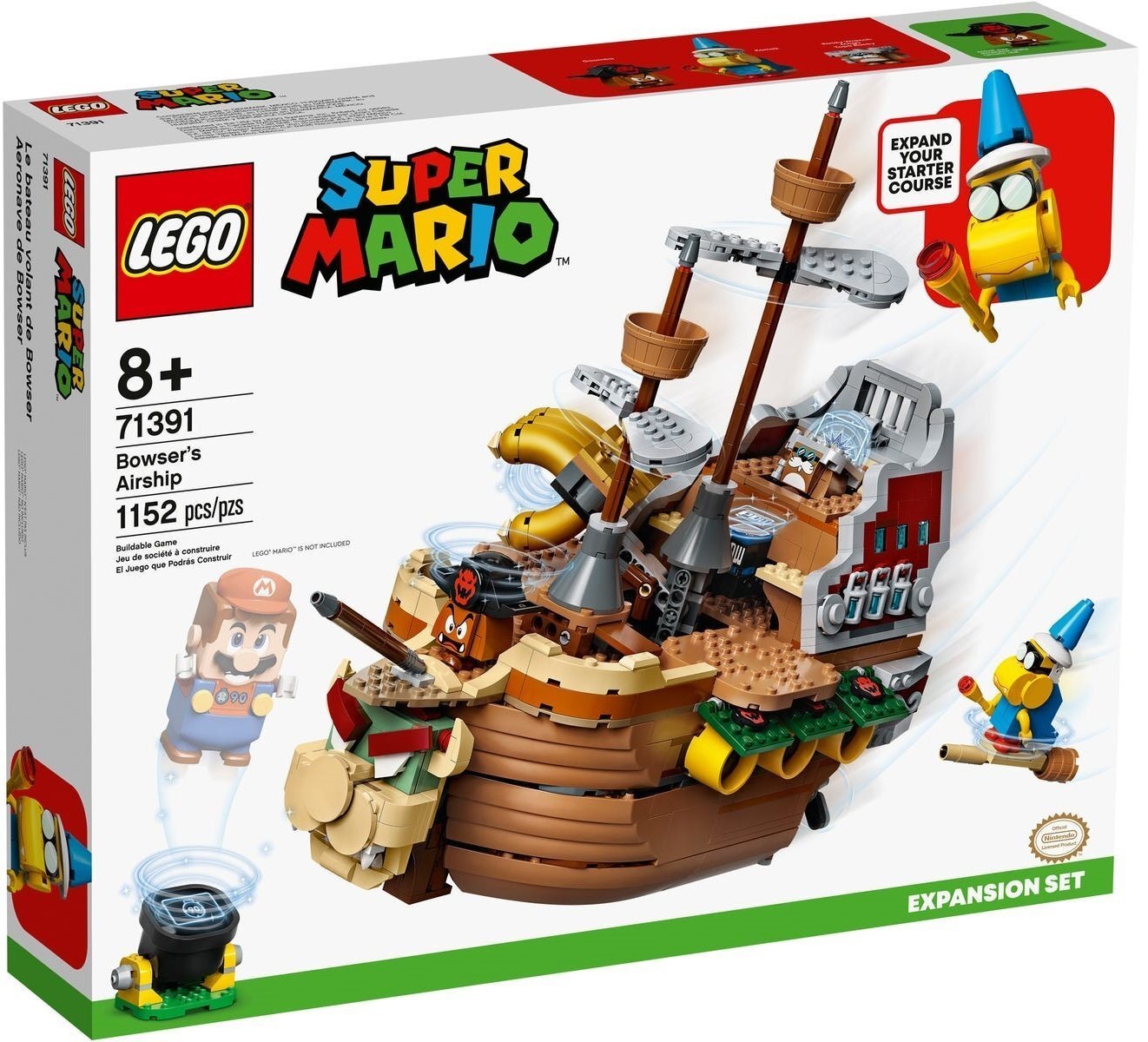 

LEGO Super Mario Летучий корабль Боузера. Дополнительный набор (71391)
