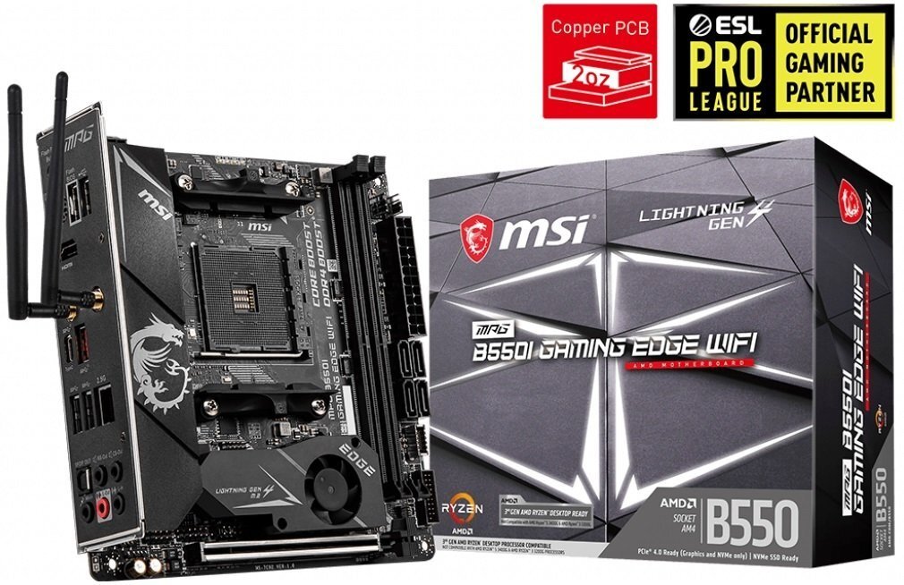 

MSI MPG B550I GAMING EDGE WIFI