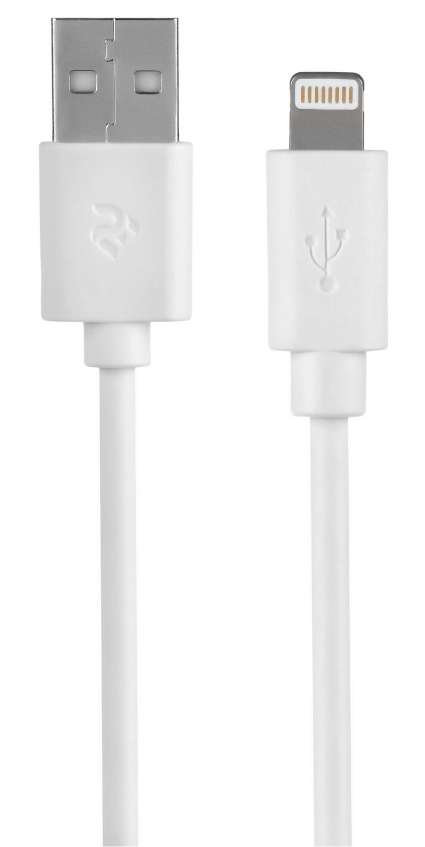 

2E USB 2.0 to Lightning Cable Single Molding Type, White,1m (2E-CCLPVC-1MWT)