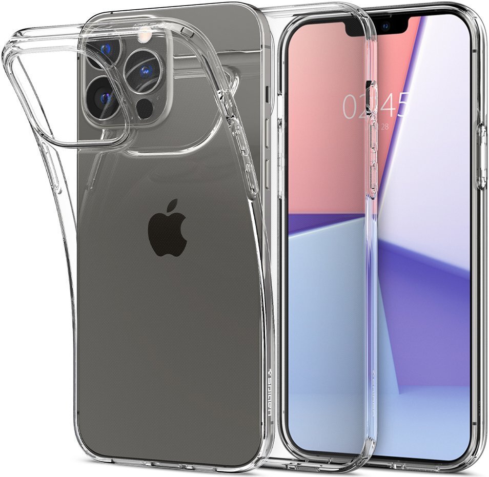 

Spigen для iPhone 13 Pro Liquid Crystal Crystal Clear (ACS03254), Прозрачный