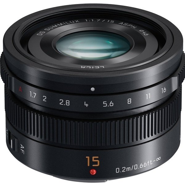 

PANASONIC 15mm f/1.7 Black