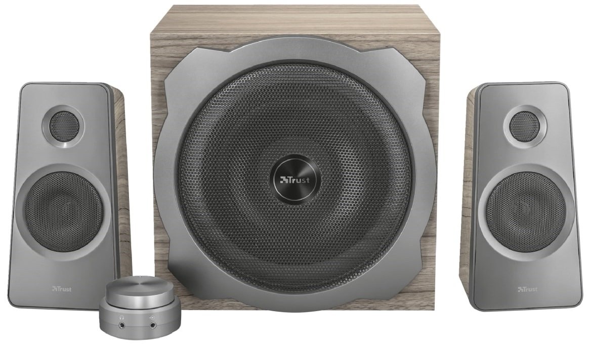 

TRUST 2.1 Tytan Speaker Set Wood (23290, Коричневый