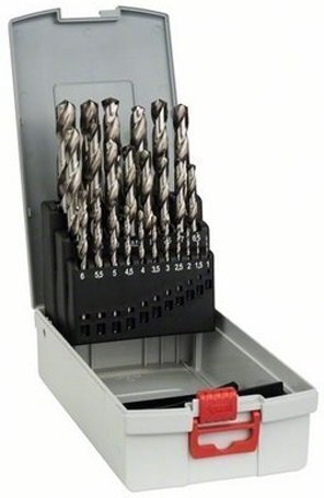 

BOSCH, набор 25 шт. 1-13мм (шаг 0.5) (2608587017)