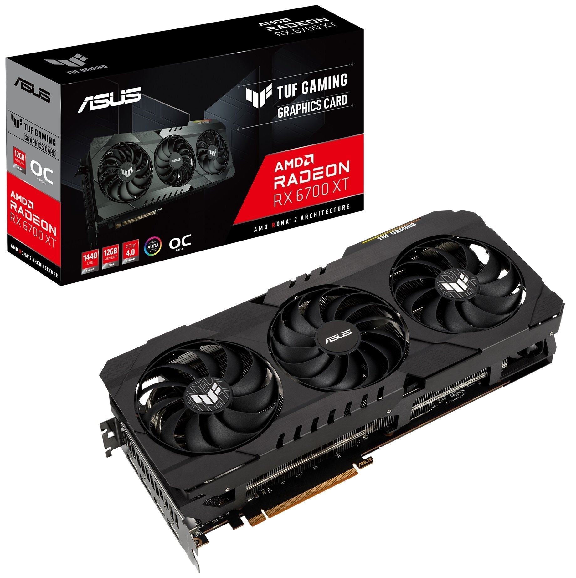 

ASUS Radeon RX 6700 XT OC TUF (TUF-RX6700XT-O12G-GAMING)