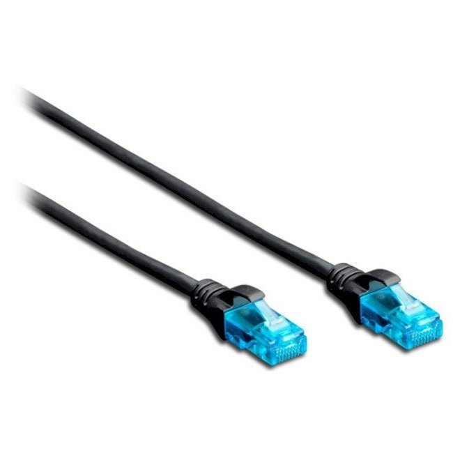 

DIGITUS CAT 5e UTP, 0.5м, AWG 26/7, PVC, черный (DK-1511-005/BLACK)