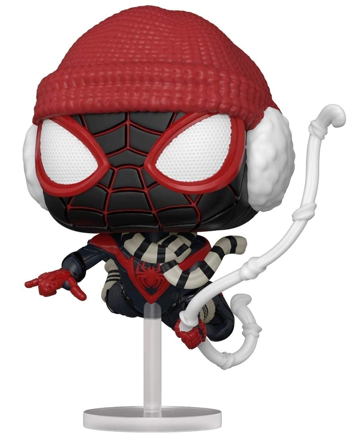 

Funko POP! Bobble Marvel Games Miles Morales Miles Winter Suit (FUN2549947), Красный|чёрный