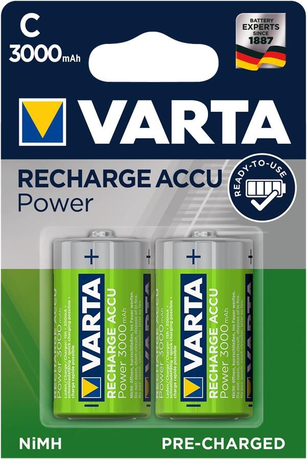 

VARTA POWER 2xC 3000mAh Ni-Mh