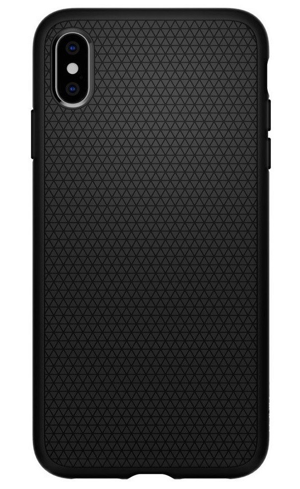 

Spigen iPhone XS Max Liquid Air Matte Black (065CS25126), Чёрный
