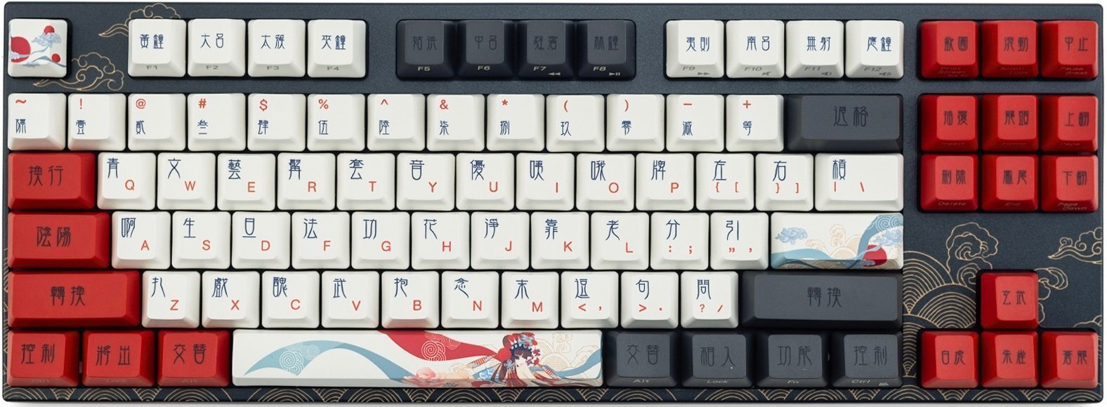 

Varmilo VA87M Beijing Opera Cherry MX Blue EU (VA87MC2W/LL3DJ2PV)