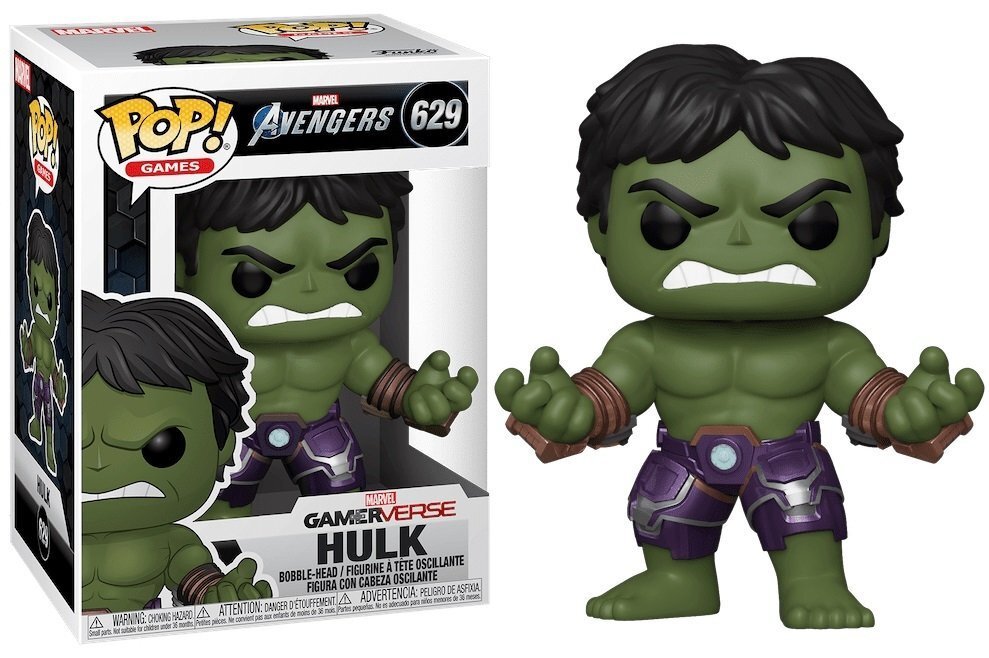 

Funko POP! Marvel: Avengers Game: Hulk (FUN2549478), Зелёный