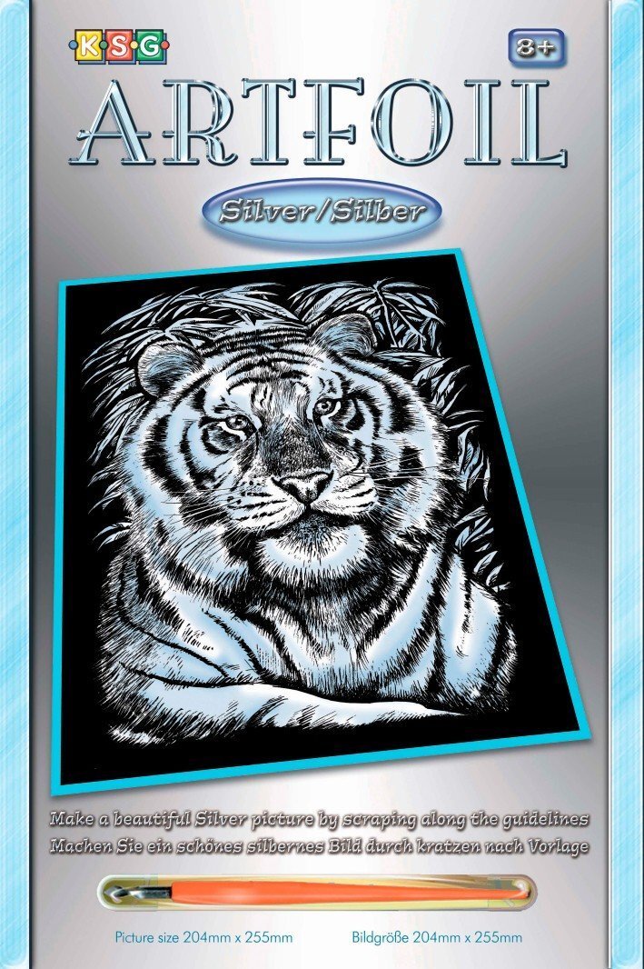 

Sequin Art ARTFOIL SILVER White Tiger (SA1017)