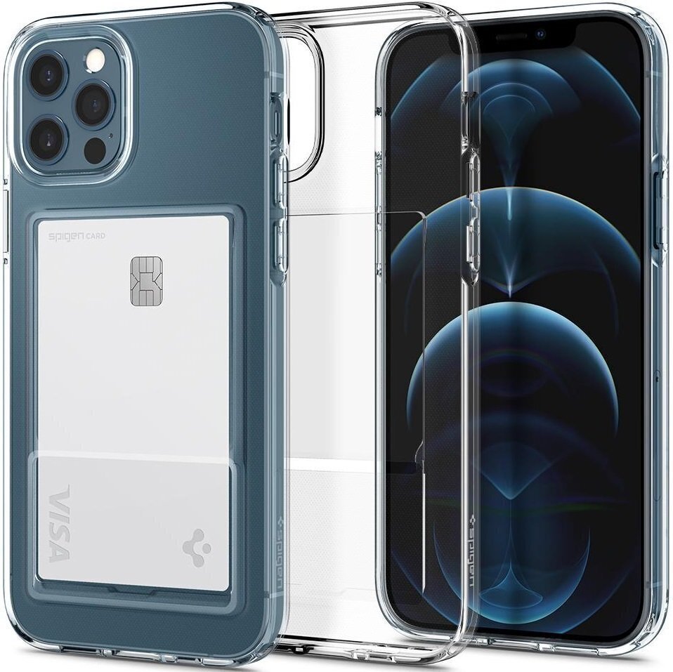 

Spigen для iPhone 12/12 Pro Crystal Slot Crystal Clear (ACS02576)