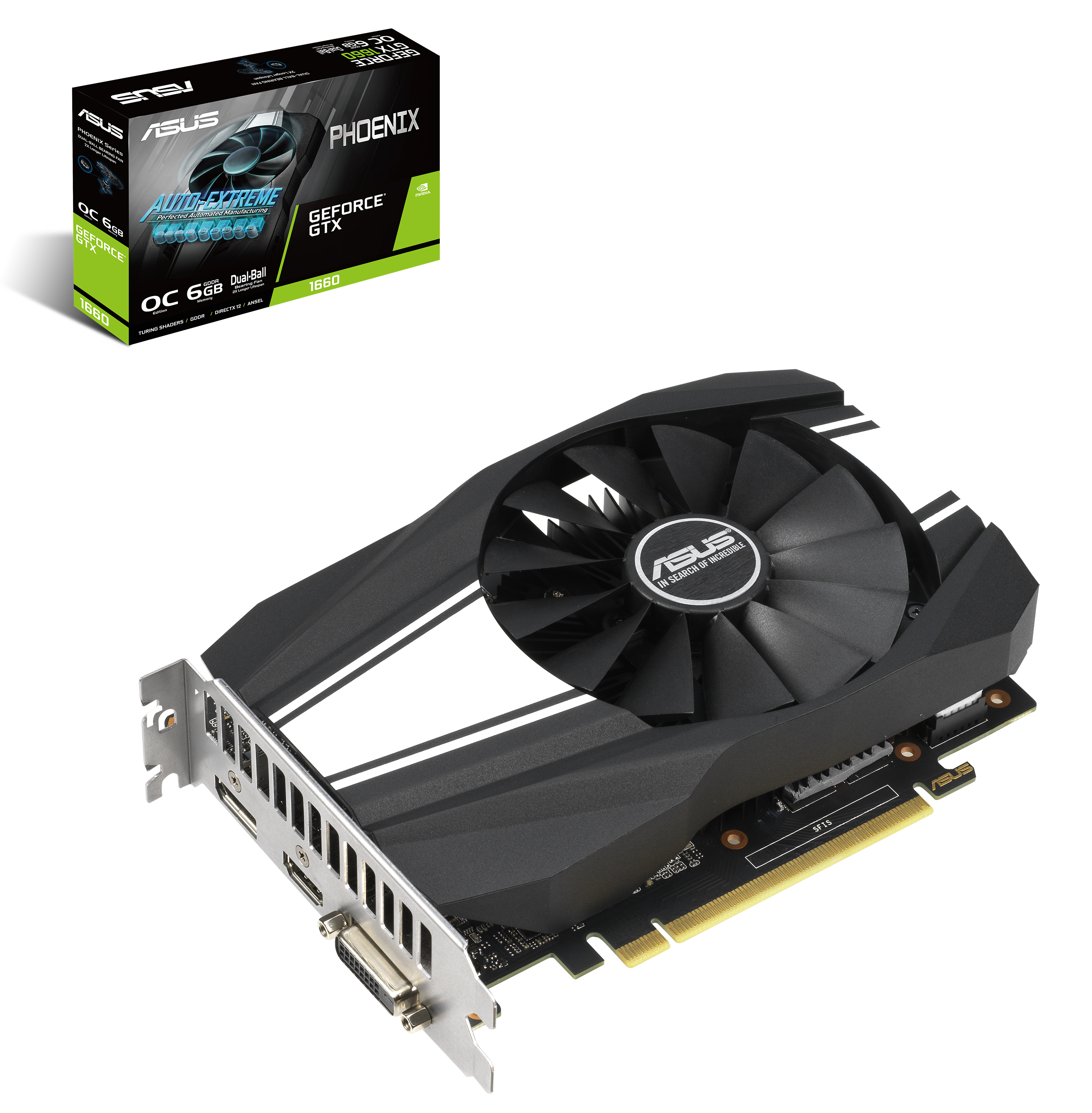 

ASUS GeForce GTX1660 (PH-GTX1660-O6G)