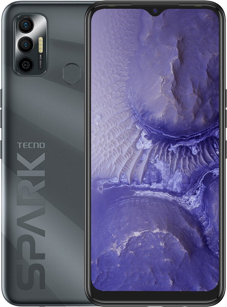 

TECNO Spark 7 Go (KF6m) 2/32Gb NFC Magnet Black, Чёрный