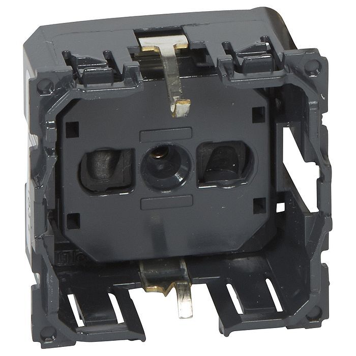 

LEGRAND Schuko 16А 250В АС, PE, безвинтовые клемы, со шторками Celiane (67153)
